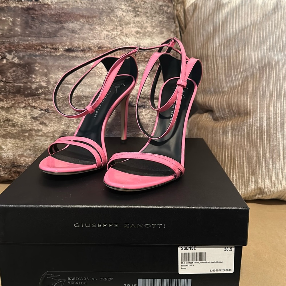 NWB Giuseppe Zanotti Pink Strappy Heels. Never worn!!!